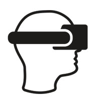VR Brille oder vergleichbares Gerät - hohe Auflösung